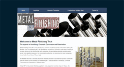 Desktop Screenshot of metalfinishingtech.com